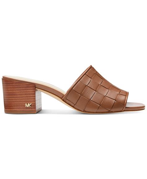 michael kors shaw mules|michael kors mule sandals.